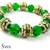 Enamel work beads bracelet