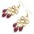 Knotty chandelier earrings
