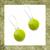 LIME GREEN ONYX EARRINGS