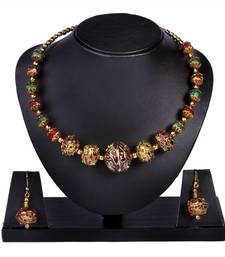 Buy The colourful spheres necklace-set online 